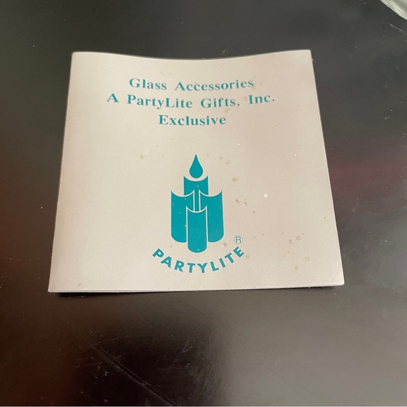 Retired Partylite "Iceland" 3-Wick Candle Holder Glass Bowl NEW OLD STOCK - Picture 4 of 7